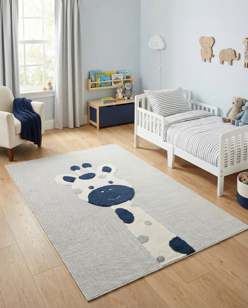 Wonder Tykes Collection Area Rug -  Wonderland Rectangle Gray  lifestyle 10