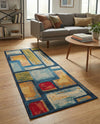 Urban Terrace Collection Area Rug -  Portico Runner Multi  lifestyle 69