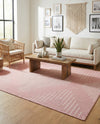 Urban Terrace Collection Area Rug -  Chelsea (Pink) Rectangle Pink  lifestyle 11