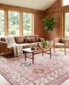 Copenhagen Comfort Collection Area Rug -  Sønderborg Rectangle Rose  lifestyle 7