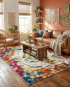 Colorburst Oasis Collection Area Rug -  Calypso Rectangle Multi  lifestyle 23