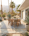 Jill Zarin Sedona Oasis Outdoor Collection Area Rug - Coconino (Silver Stars) Rectangle Silver Stars  lifestyle 20