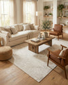 Tribal Terrace Treasures Collection Area Rug - Mayan Marina (Light Gray) Rectangle Light Gray  lifestyle 23