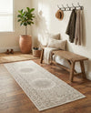 Patio Heritage Collection Area Rug -  Lafayette (Gray) Runner Gray  lifestyle 70