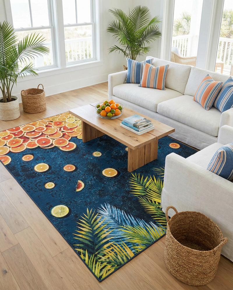 Seaside Haven Rugs Collection Area Rug -  Dunes Rectangle Multi  lifestyle 28