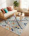 Bahama Breeze Outdoor Collection Area Rug -  Andros Rectangle Gray  lifestyle 19