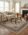 Patio Heritage Collection Area Rug -  Bower Rectangle Ivory  lifestyle 70