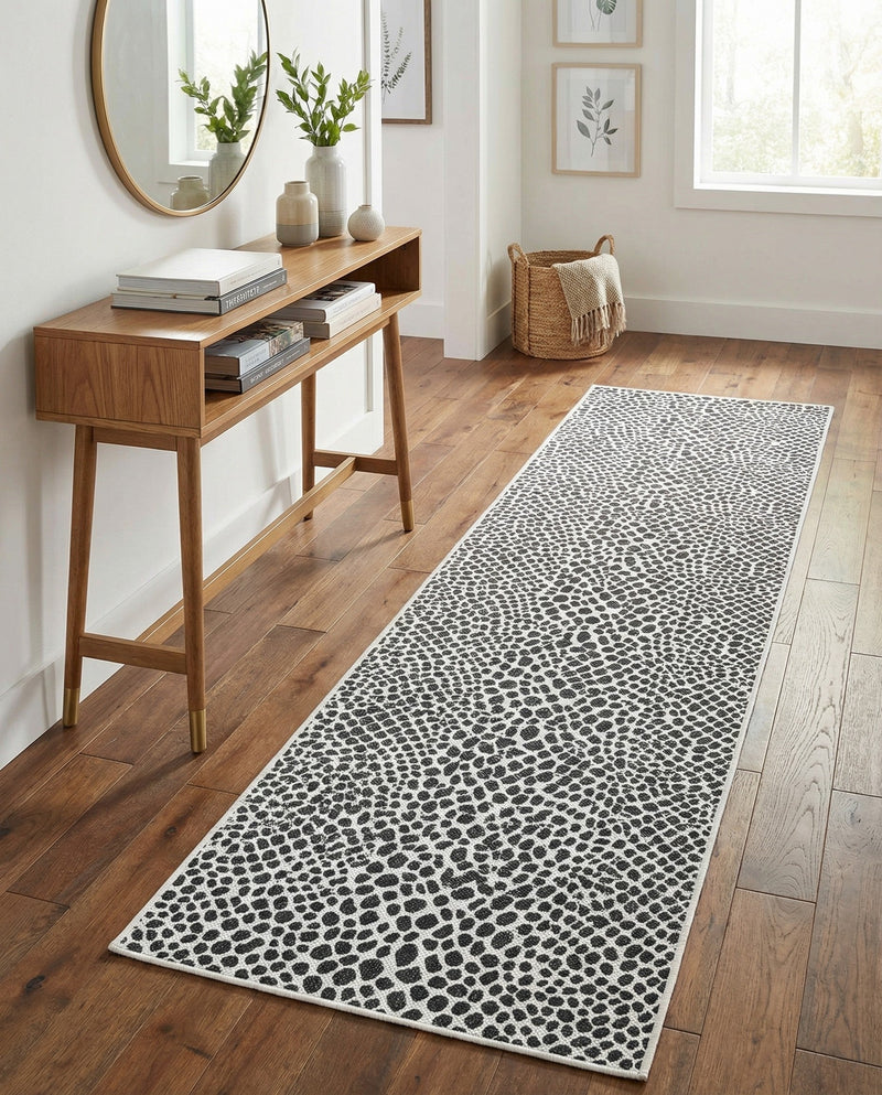 Urban Oasis Rugs Collection Area Rug -  Terrace (Black) Runner Black  lifestyle 32