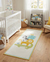 Wonder Tykes Collection Area Rug -  Prismatic Runner Ivory  lifestyle 42
