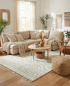 Sahara Chic Collection Area Rug -  Fez Rectangle Ivory  lifestyle 16