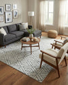 Garden Maze Retreat Collection Area Rug -  Topiarytrail Rectangle White  lifestyle 12