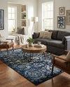 Horizon Collection Area Rug -  Zenith Rectangle Blue  lifestyle 8