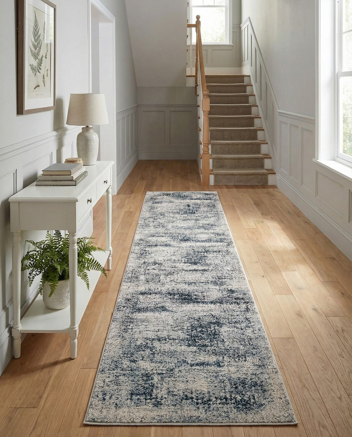 Bloomsbury Elegance Collection Area Rug -  Pimlico Runner Blue  lifestyle 139