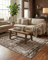 Sanctuary Retreat Collection Area Rug -  Asylum Rectangle Chocolate Brown  lifestyle 43