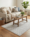 Garden Lattice Charm Collection Area Rug -  Pergola (Grey) Rectangle Grey  lifestyle 13