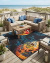 Seaside Haven Rugs Collection Area Rug -  Harbor Square Multi  lifestyle 31
