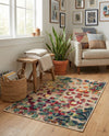 Outdoor Marrakesh Collection Area Rug -  Oujda Rectangle Multi  lifestyle 21