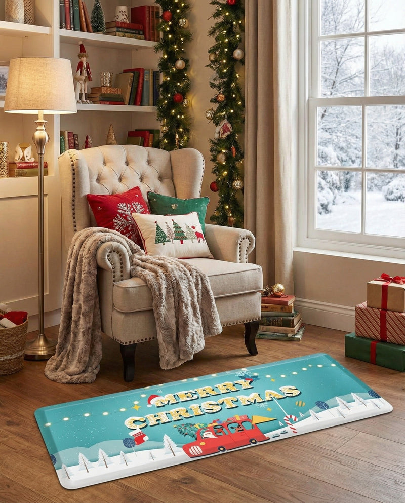 Cozy Mat Collection Area Rug -  Quietude Rectangle Blue  lifestyle 6