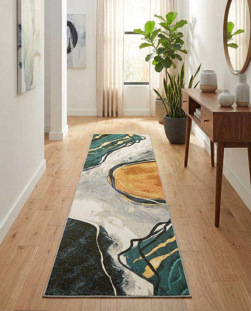 Urban Terrace Collection Area Rug -  Pavilion Runner Multi  lifestyle 46