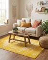 Georgetown Rugs Collection Area Rug - Dupont (Yellow) Rectangle Yellow  lifestyle 19