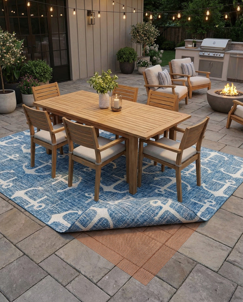 All-Weather Floor Shield Collection Rug Pad - Terracotta Rectangle Brown  lifestyle 8
