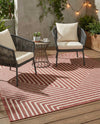 Urban Terrace Collection Area Rug -  Astoria (Rust Red) Rectangle Rust Red  lifestyle 9