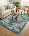 Urban Oasis Rugs Collection Area Rug -  Penthouse (Teal) Rectangle Teal  lifestyle 22