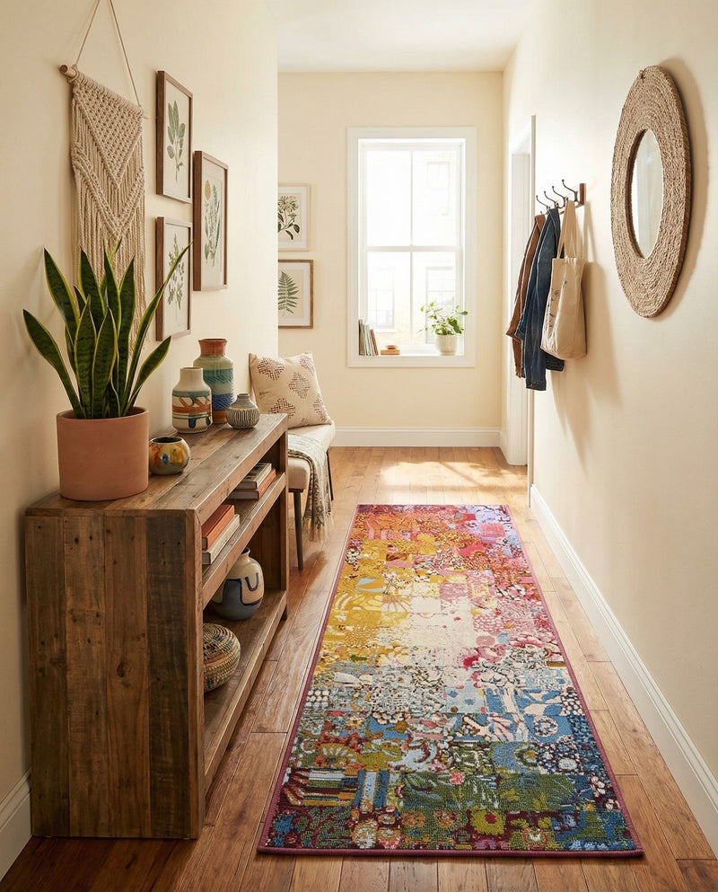 Urban Terrace Collection Area Rug -  Terrace Runner Multi  lifestyle 52