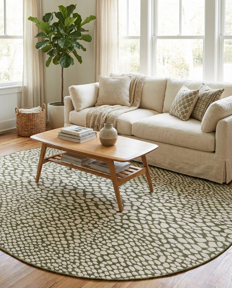 Urban Oasis Rugs Collection Area Rug -  Terrace (Green) Oval Green  lifestyle 53