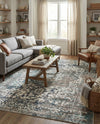 Georgetown Rugs Collection Area Rug - Dupont (Gray) Rectangle Gray  lifestyle 6
