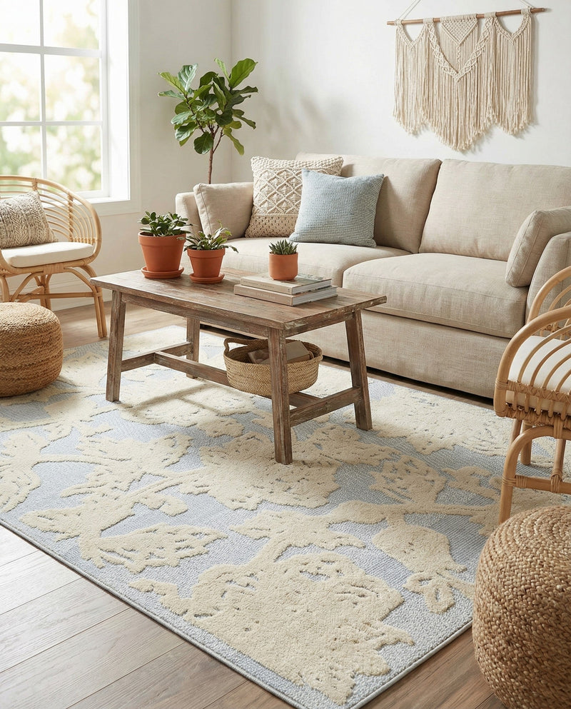 Bahama Breeze Outdoor Collection Area Rug -  Eleuthera Rectangle Gray  lifestyle 27