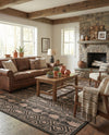 Mesa Oasis Rugs Collection Area Rug - Sundown Rectangle Black  lifestyle 6