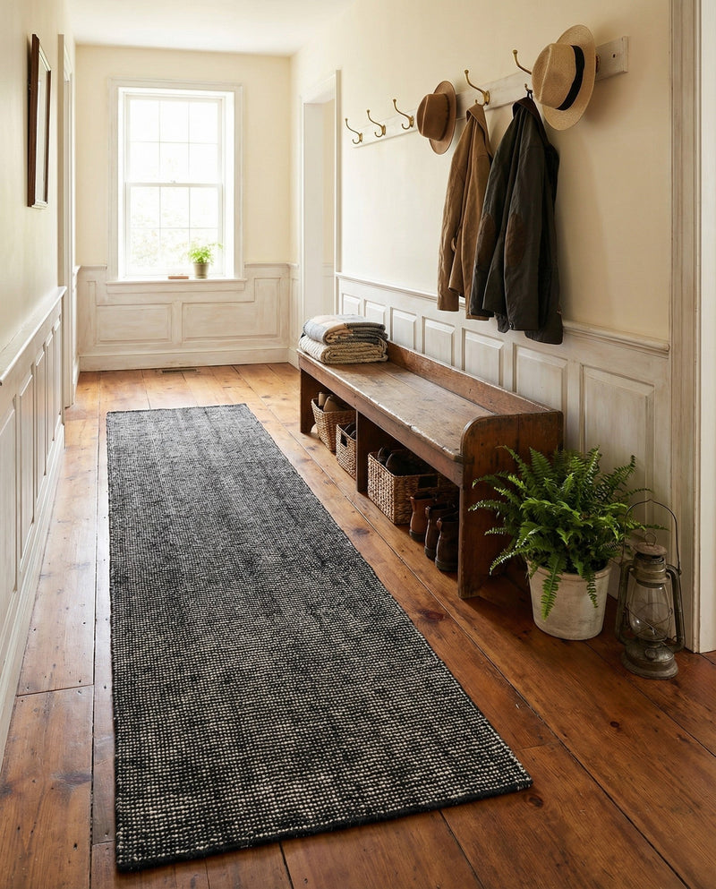 Berkshire Estate Collection Area Rug - Windsor (Blackberry) Runner Blackberry  lifestyle 71