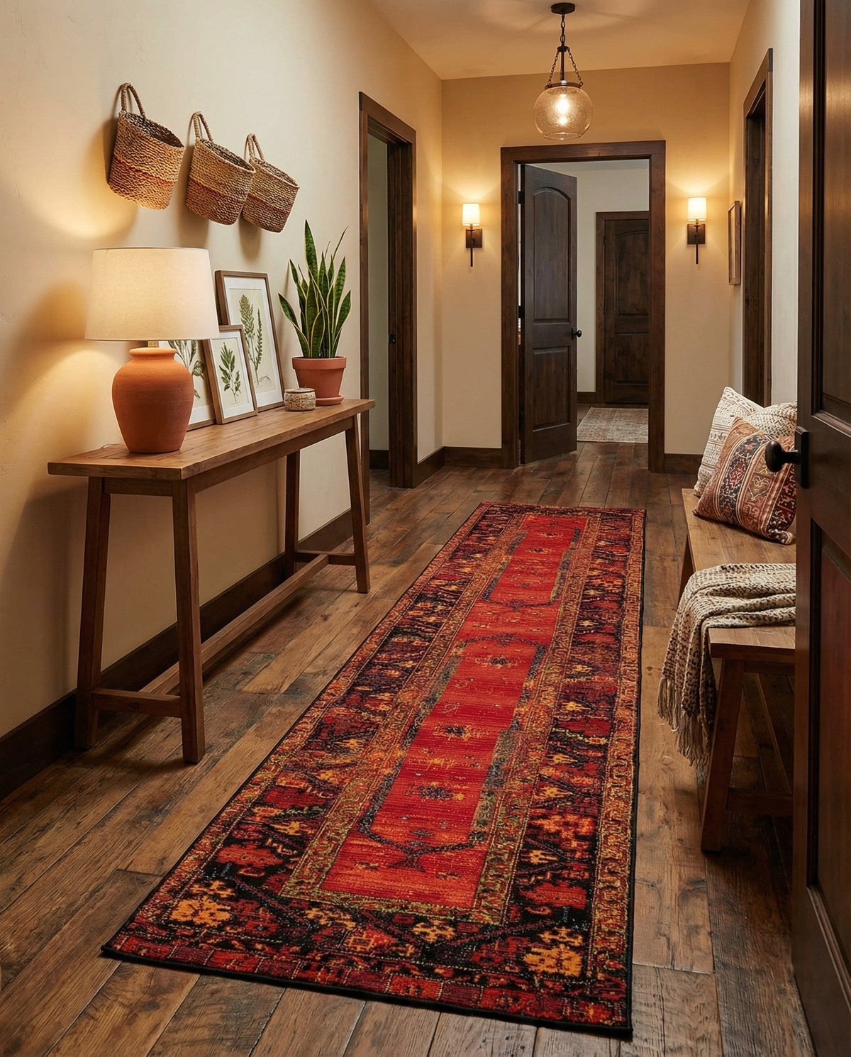 Safari Escape Rugs Collection Area Rug - Serengeti Runner Multi  lifestyle 128
