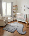 Whimsy Wonders Wool Collection Area Rug -  Prairie Rectangle Gray  lifestyle 4