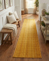 Jewel Oasis Collection Area Rug - Sapphire (Yellow) Runner Yellow  lifestyle 77