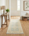 Bazaar Chic Collection Area Rug -  Kenitra Runner Blue and Ivory  lifestyle 44