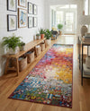 Urban Terrace Collection Area Rug -  Terrace Runner Multi  lifestyle 56