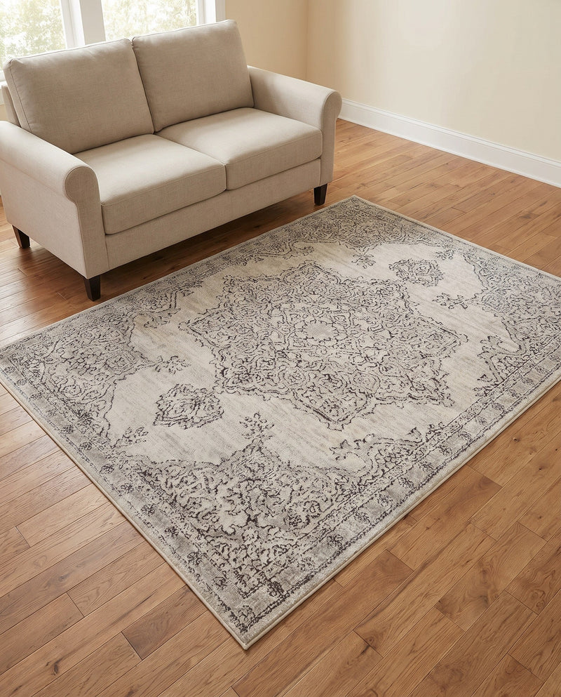 Mykonos Manor Collection Area Rug -  Tinos (Ivory) Rectangle Ivory  lifestyle 23