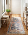 Bazaar Chic Collection Area Rug -  Rabat Runner Navy Blue  lifestyle 45