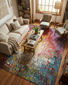 Urban Terrace Collection Area Rug -  Terrace Rectangle Multi  lifestyle 5