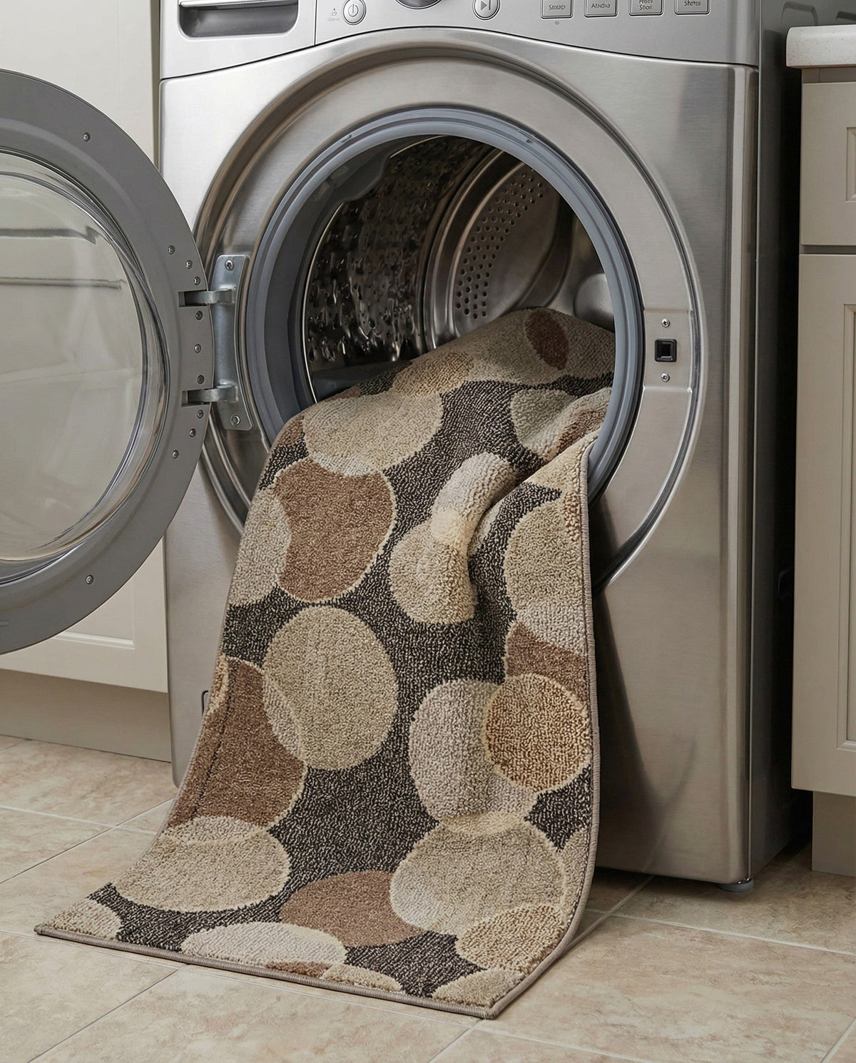 Chromatic Oasis Collection Area Rug -  Zephyr Runner Gray  lifestyle 128