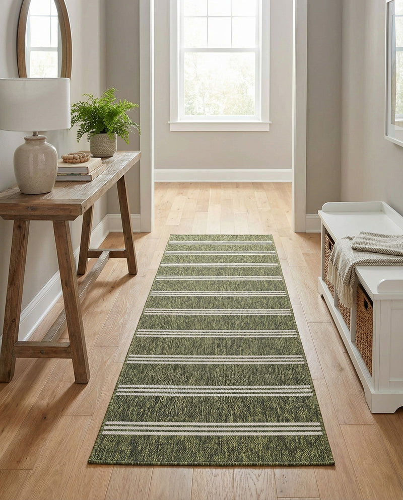 Urban Oasis Rugs Collection Area Rug -  District (Green) Runner Green  lifestyle 54
