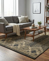 Urban Terrace Collection Area Rug -  Loft Rectangle Charcoal  lifestyle 33