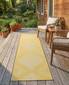 Urban Terrace Collection Area Rug -  Chelsea (Yellow) Runner Yellow  lifestyle 30