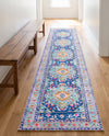 Heritage Elegance Collection Area Rug -  Taj Runner Blue  lifestyle 72