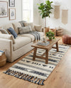 Sonoran Collection Area Rug - Montezuma Rectangle Navy Blue  lifestyle 60