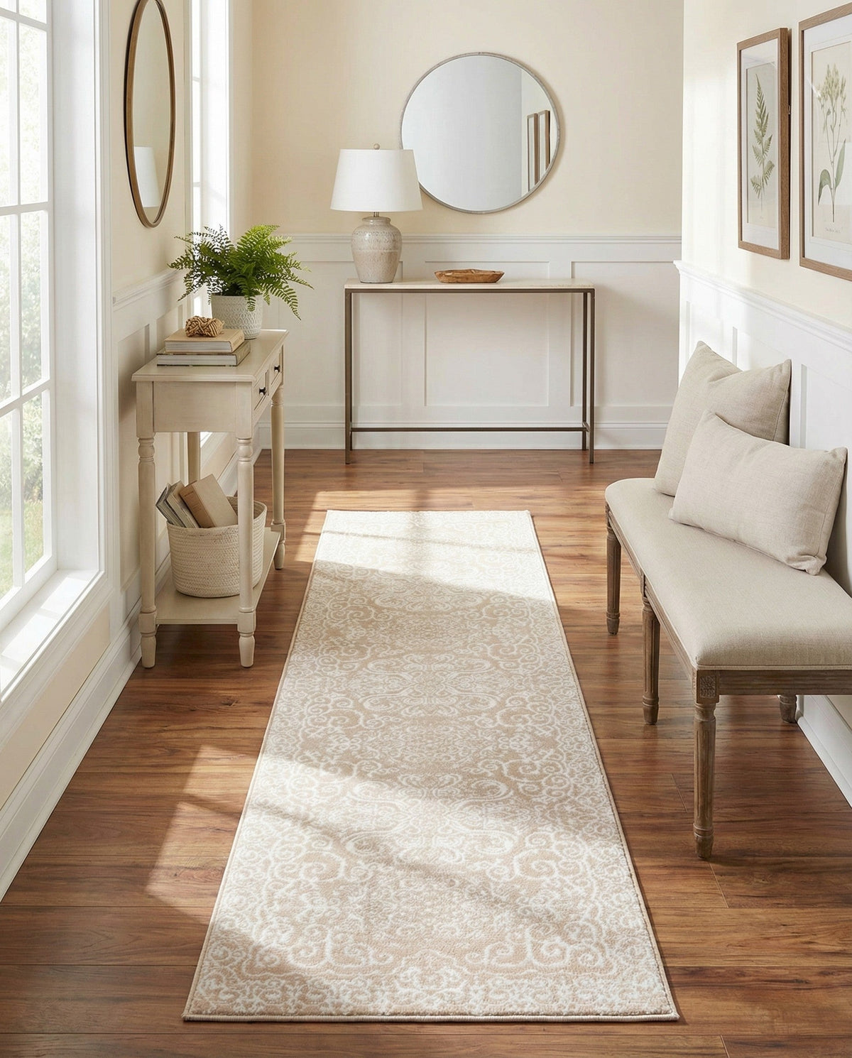 Andes Summit Collection Area Rug -  Lanín Runner Beige  lifestyle 99