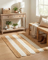 Serenity Braided Jute Collection Area Rug - Luna Rectangle Natural and Ivory  lifestyle 6