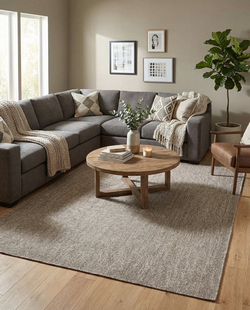 Seaside Serenity Collection Area Rug - Veranda (Beige) Rectangle Beige  lifestyle 5